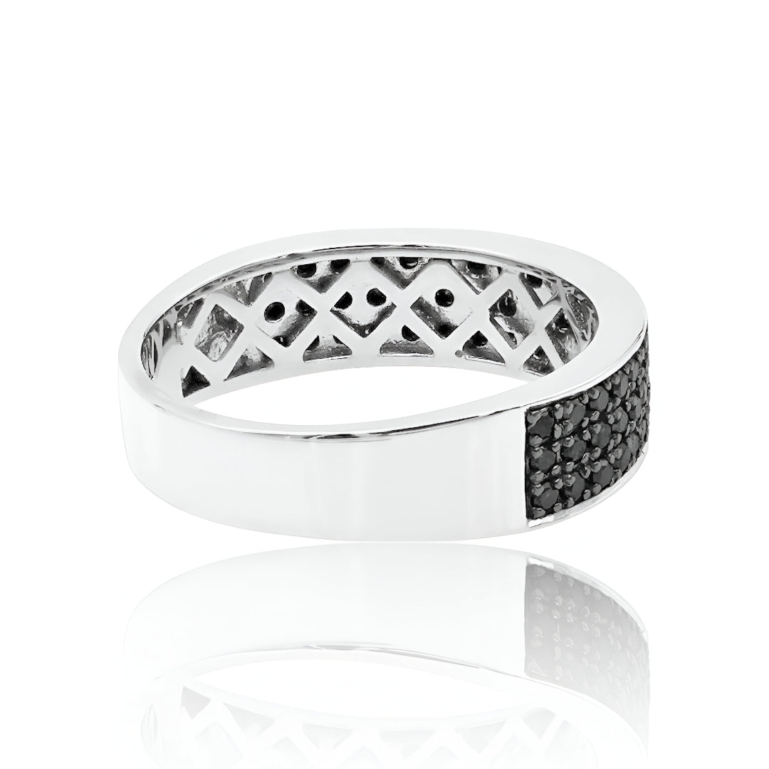 black diamond ring