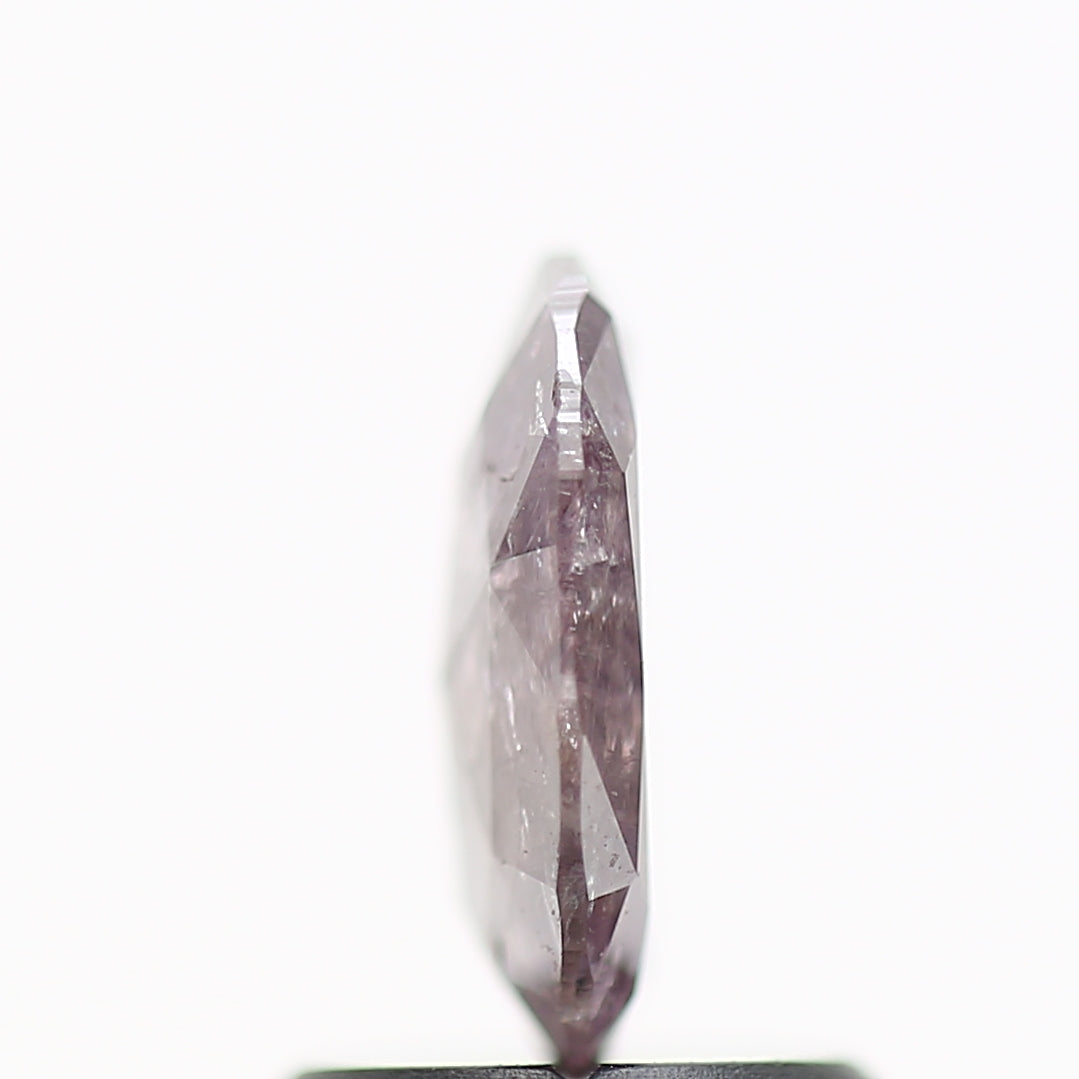 0.98 Carat Oval Pink Salt and Pepper Diamond 8 MM