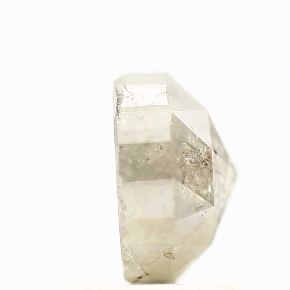 1.37 Carat Oval Cut Salt And Pepper Stones 6.86 MM