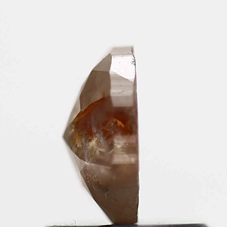 0.63 Carat Natural Oval Cut Salt and Pepper Diamond 6 MM