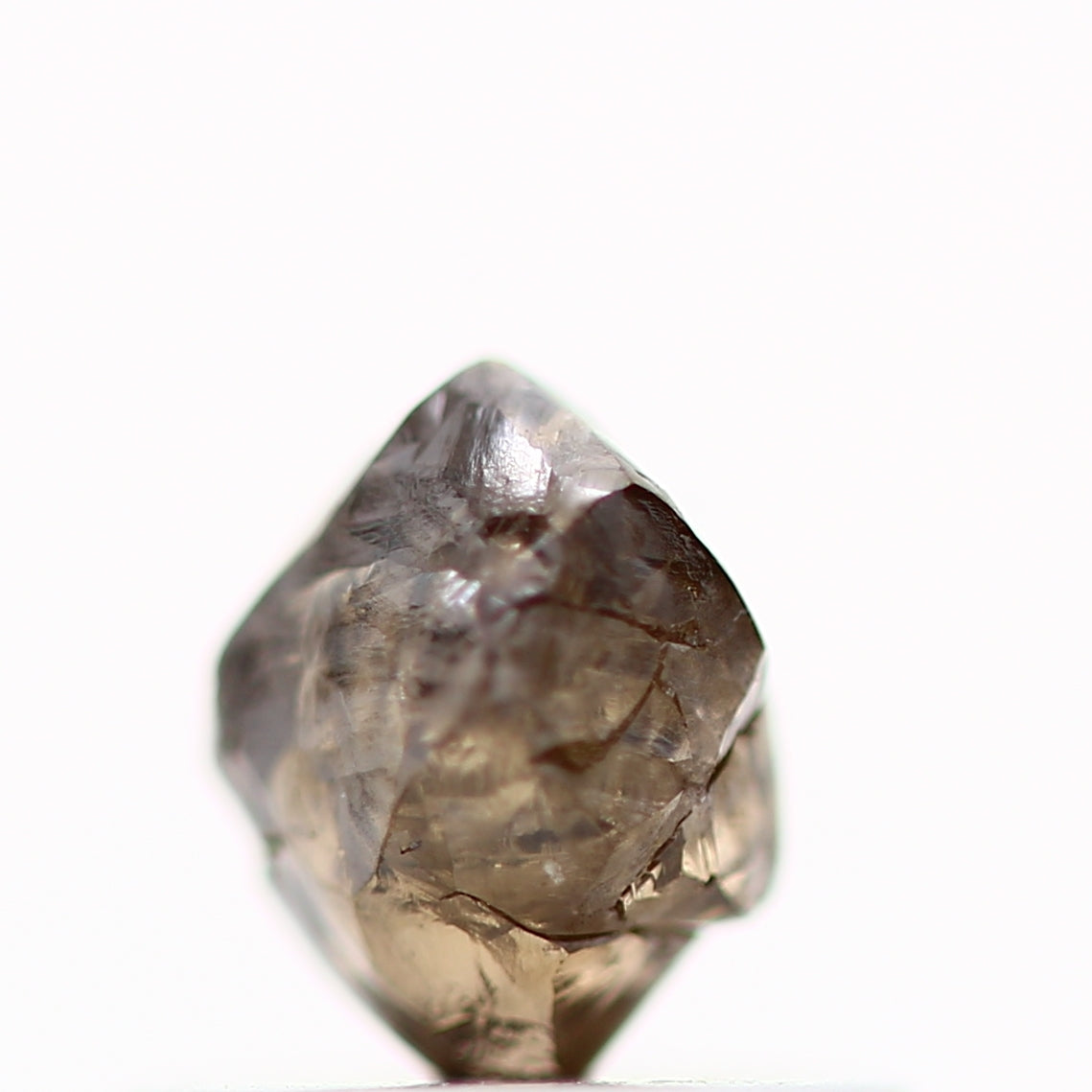 0.69 Carat Fancy Brown Crystal Uncut Raw Rough Natural Diamond 5 MM - Blackdiamond