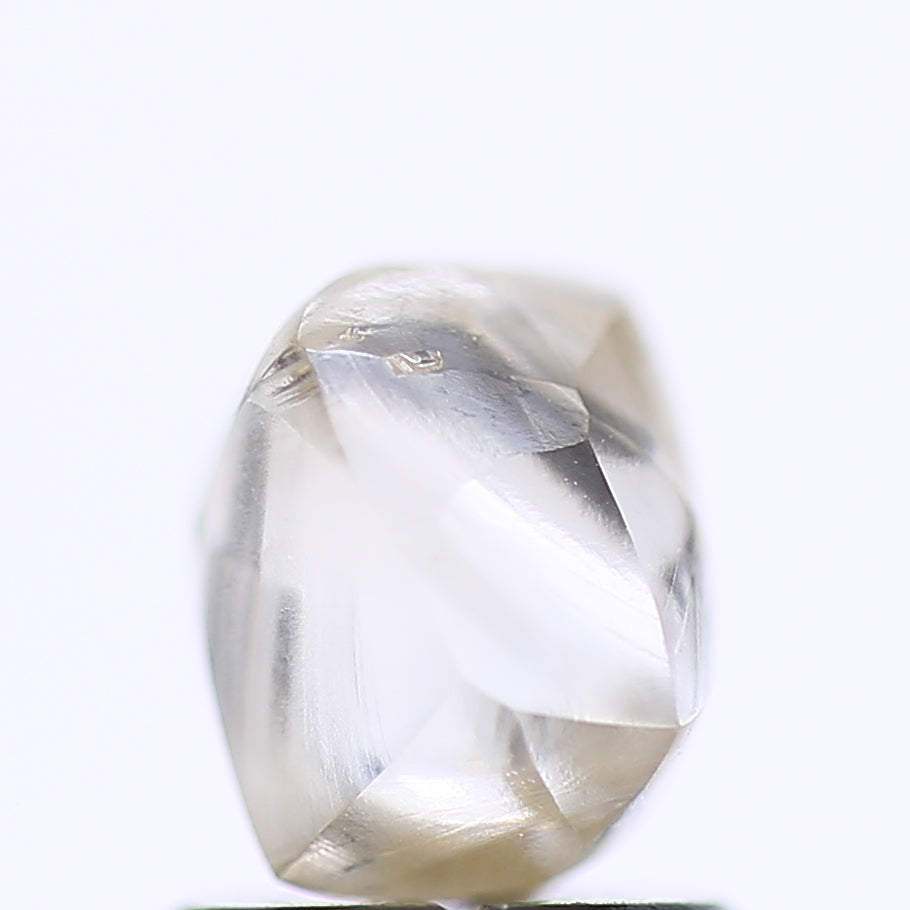 1.91 Carat Natural Clear Light Brown Rough Diamond 7 MM