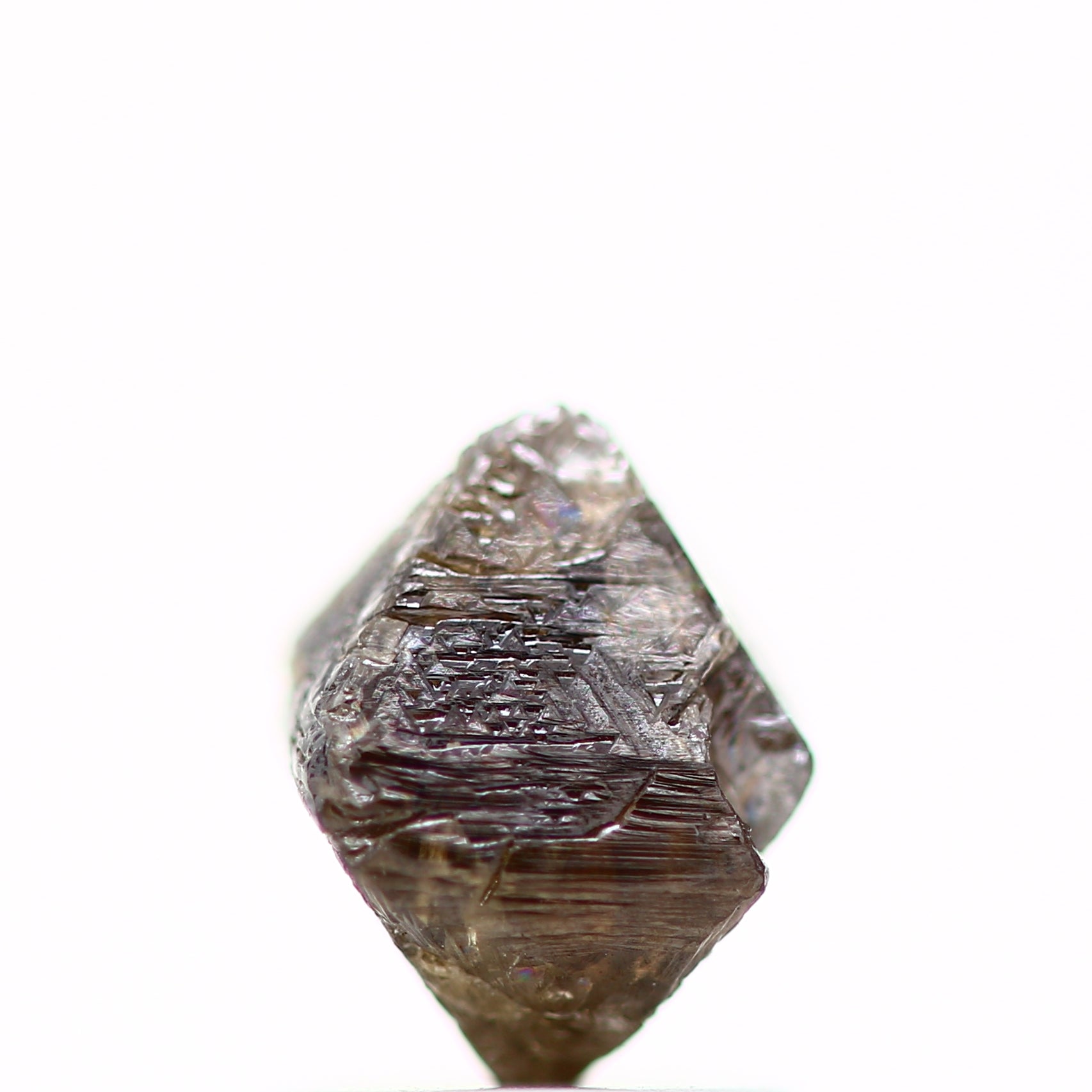 1.52 Carat Stunning Rough Diamond Octahedron 7.30 MM - Blackdiamond