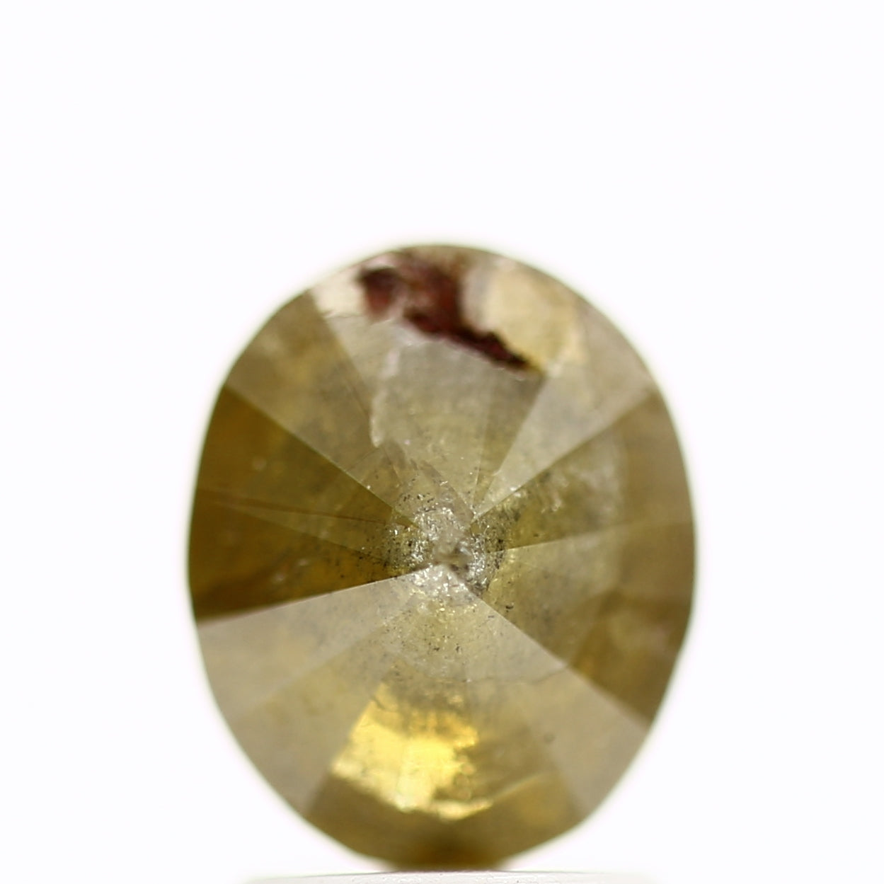 1.89 Carat Design Yellow Oval Diamond Gold Band 8.56 MM