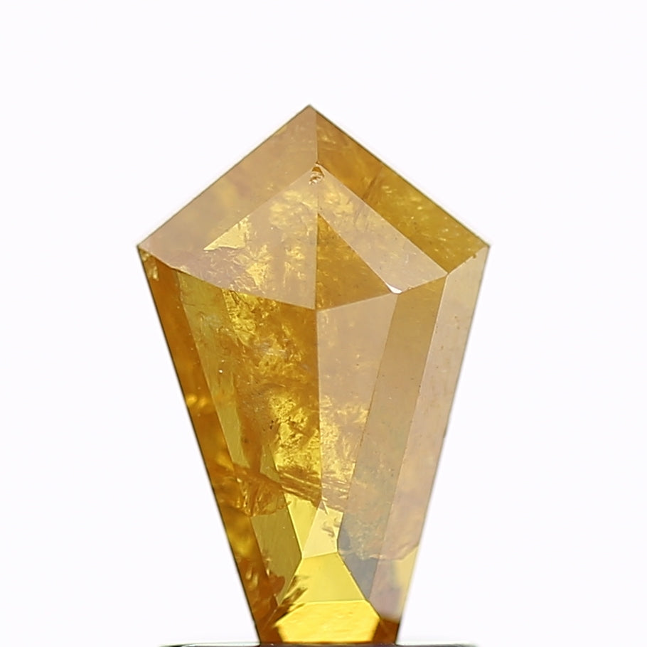 1.32 Carat Natural Yellow Kite Salt and Pepper Diamond 9.25 MM