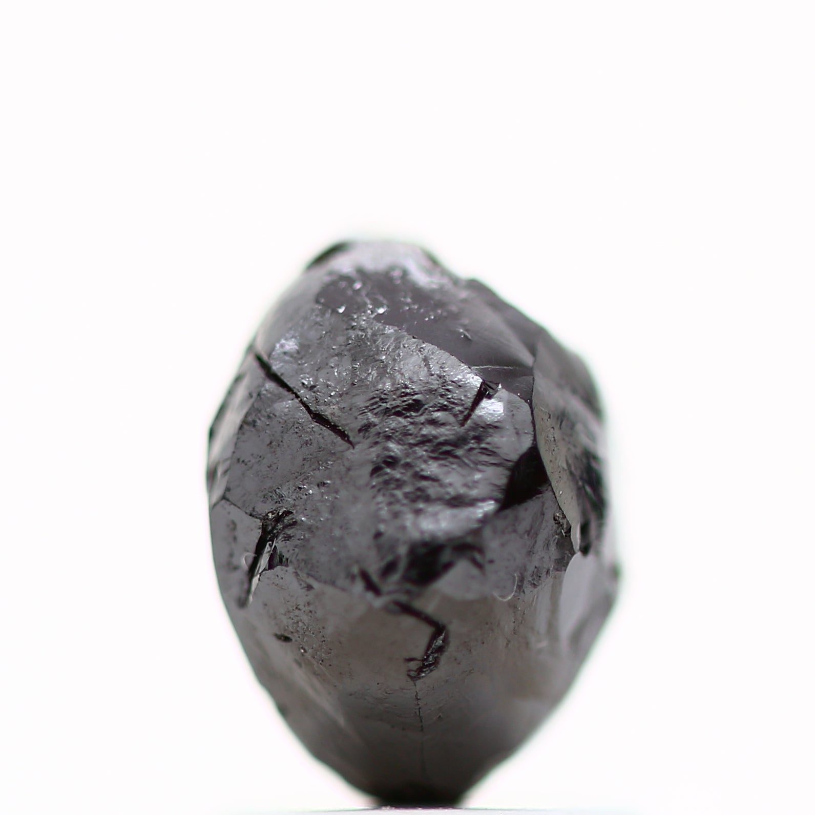 2.72 Carat Natural Deep Brown Rough Diamond 8 MM - Blackdiamond