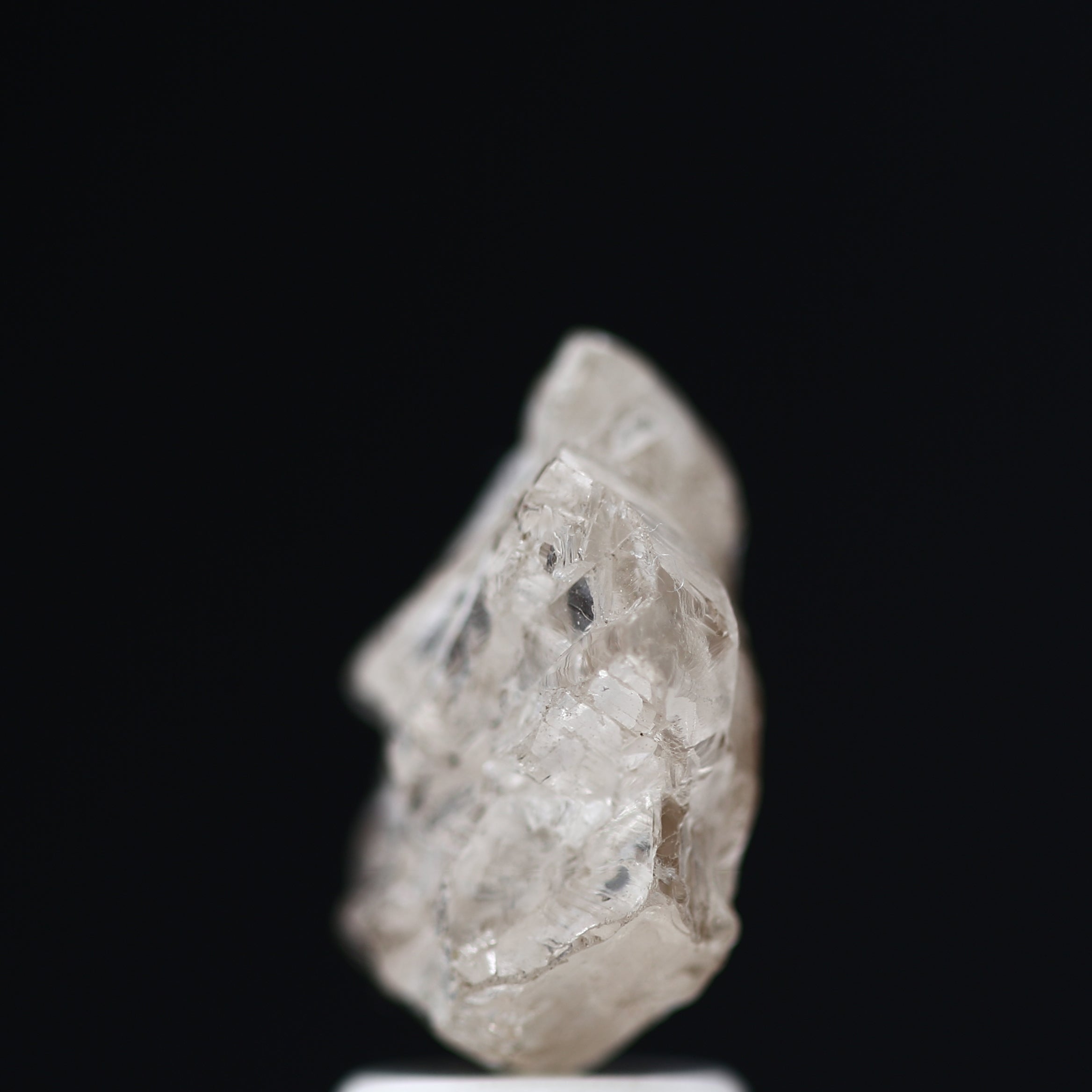 3.10 Carat Natural Crystal Pink Hue White Uncut Rough Diamond 10.70 MM - Blackdiamond