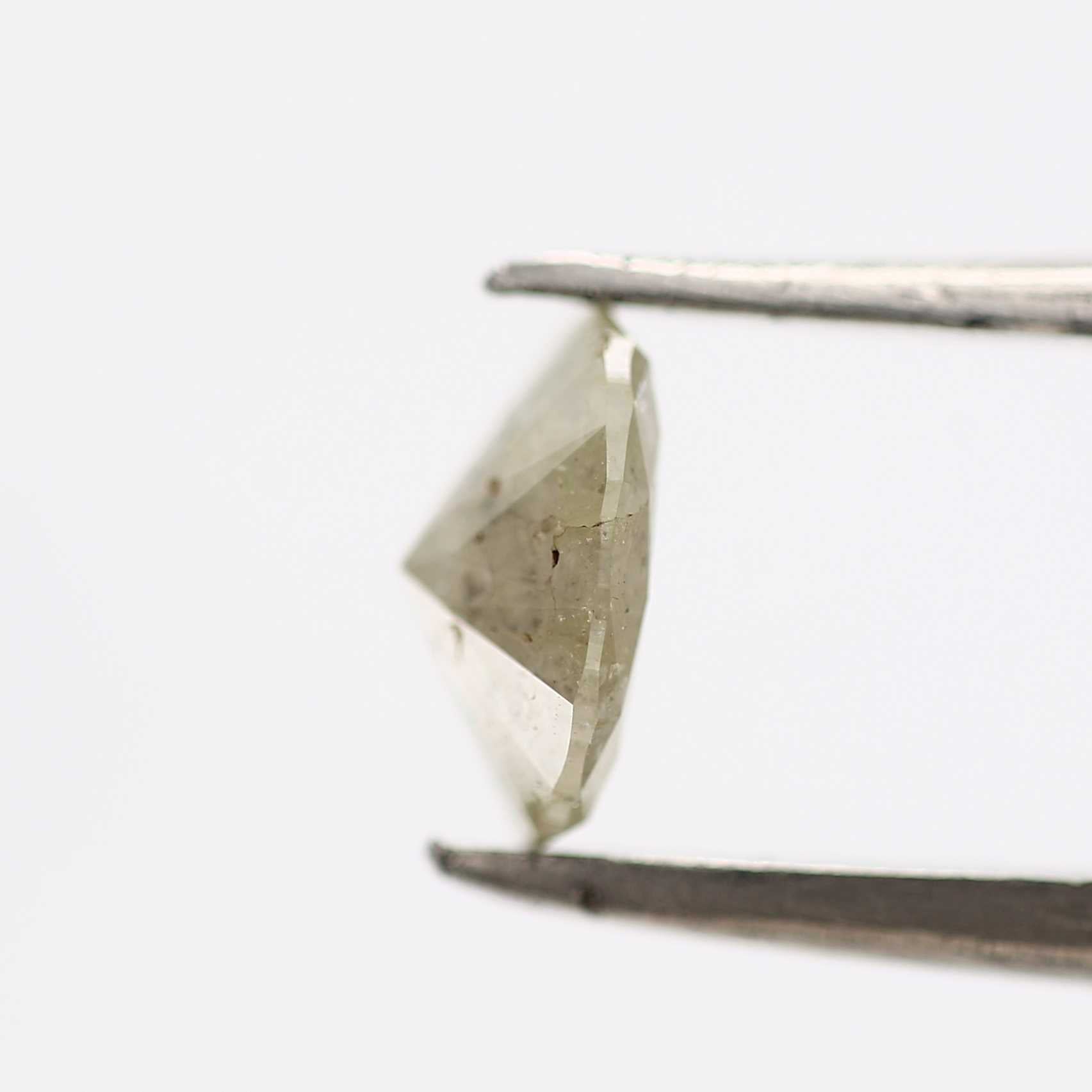 0.73 Carat Gray Oval Shape Natural Loose Diamond 6.90 MM