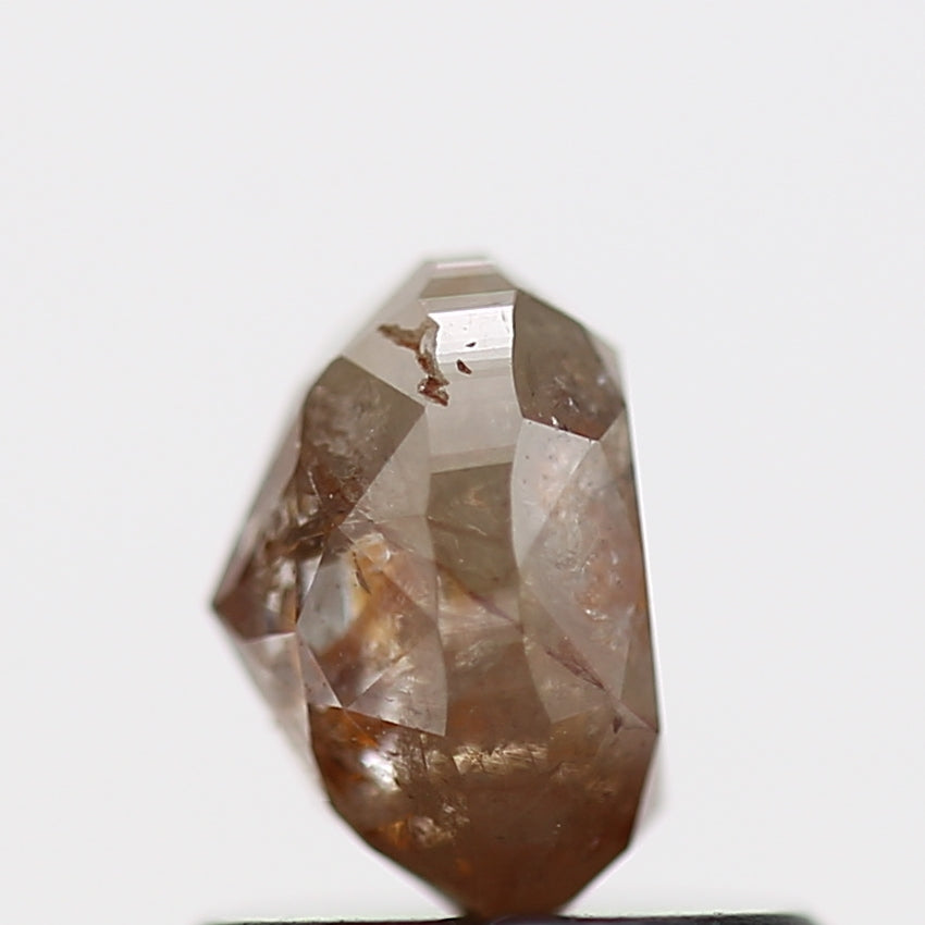 0.87 Carat Rose Cut Oval Brilliant Natural Loose Diamond 5.9 MM