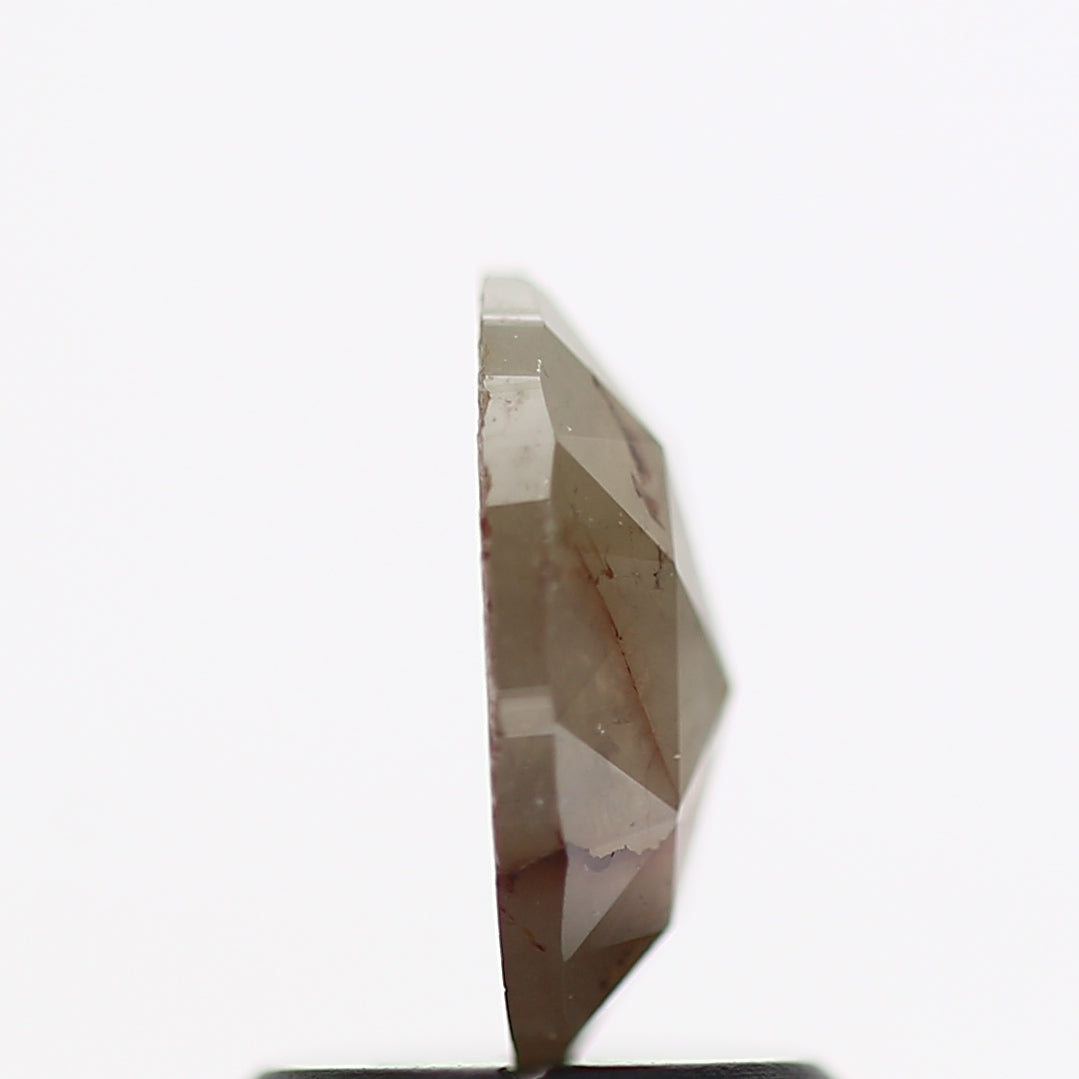 0.78 Carat Oval Cut Natural Salt Pepper Stone 7.10 MM