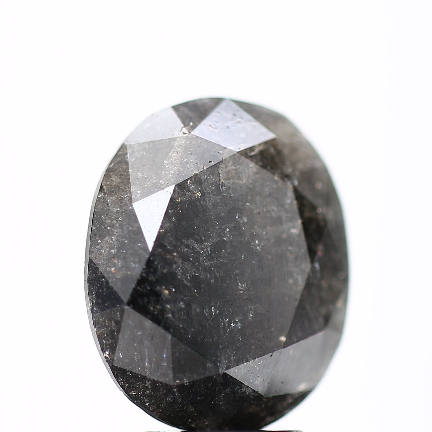 Black Loose Diamond For 2.5 ct Oval Diamond Ring 11 MM