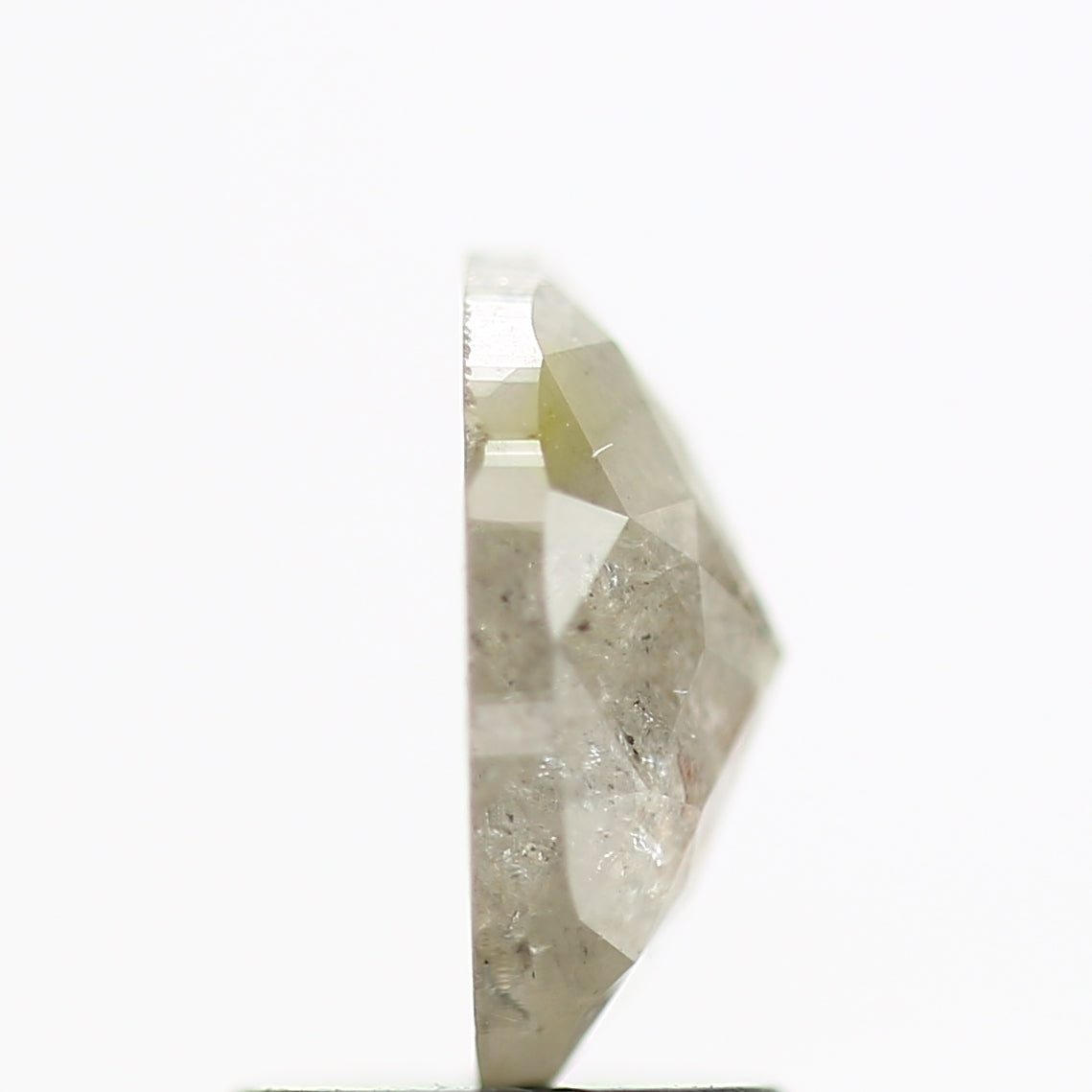 1.28 Carat Salt and Pepper Diamond Oval Gray Natural Loose Diamond 8.20 MM