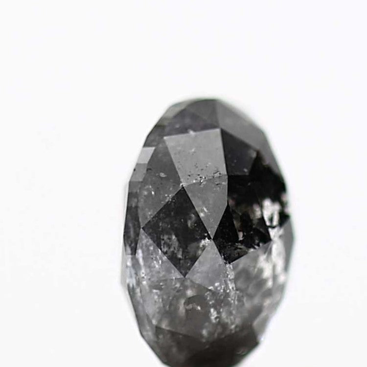 1 Carat Black Galaxy Salt And Pepper Diamond 6.65 MM