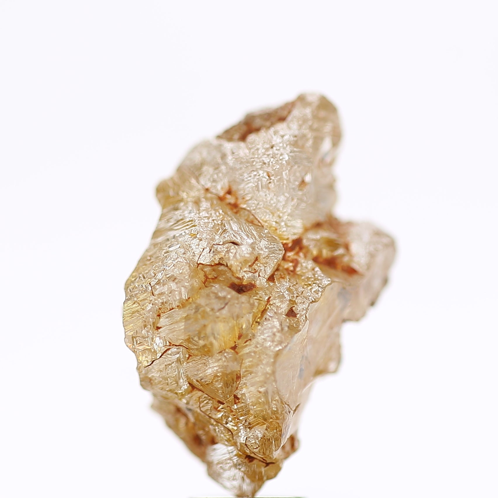 11 Carat Natural Fancy Orange Brown Rough Diamond 18.82 MM