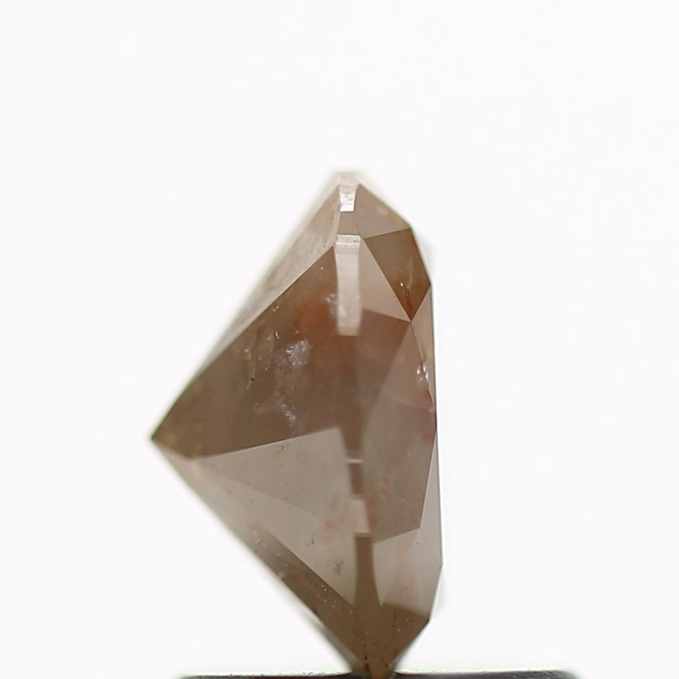 Natural Oval Shaped Orange 1 carat Salt And Pepper Diamond 7 MM