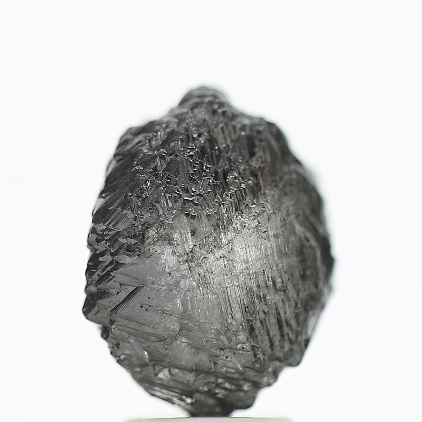 4.64 Carat Black Gray Natural Raw Uncut Rough Diamond