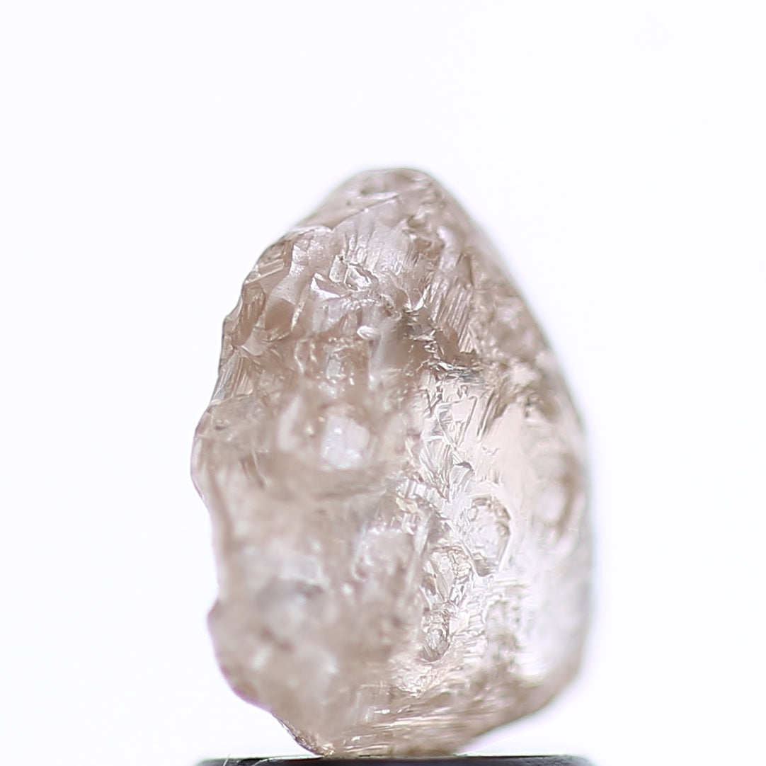 1.98 Carat Natural Fancy Light Brown Rough Diamond 8.21 MM