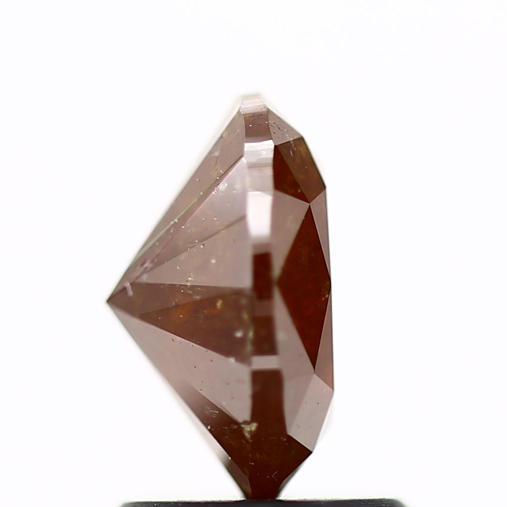 1.34 Carat Cognac Brown Oval Cut Loose Diamond 7.90 MM