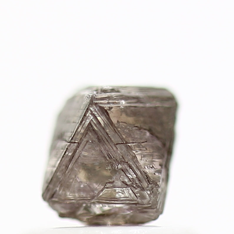 0.86 Carat Purple Pink Octahedron Crystal Rough Natural Diamond 4.60 MM - Blackdiamond