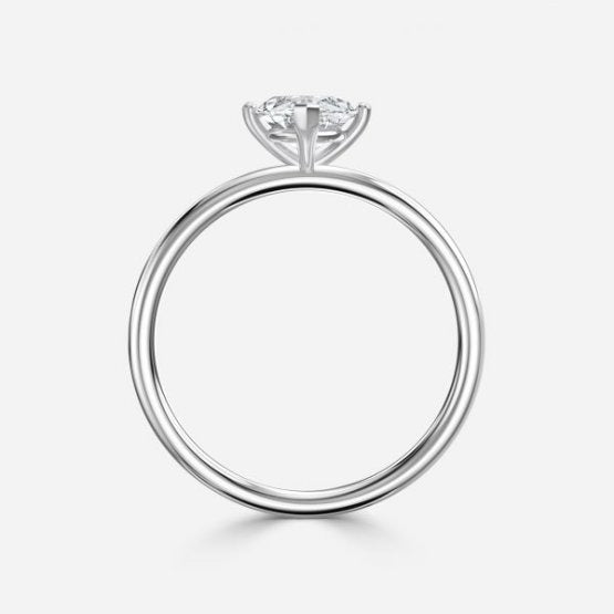 Bdaya Marquise Solitaire Engagement Ring 14K / 18K Solid Gold