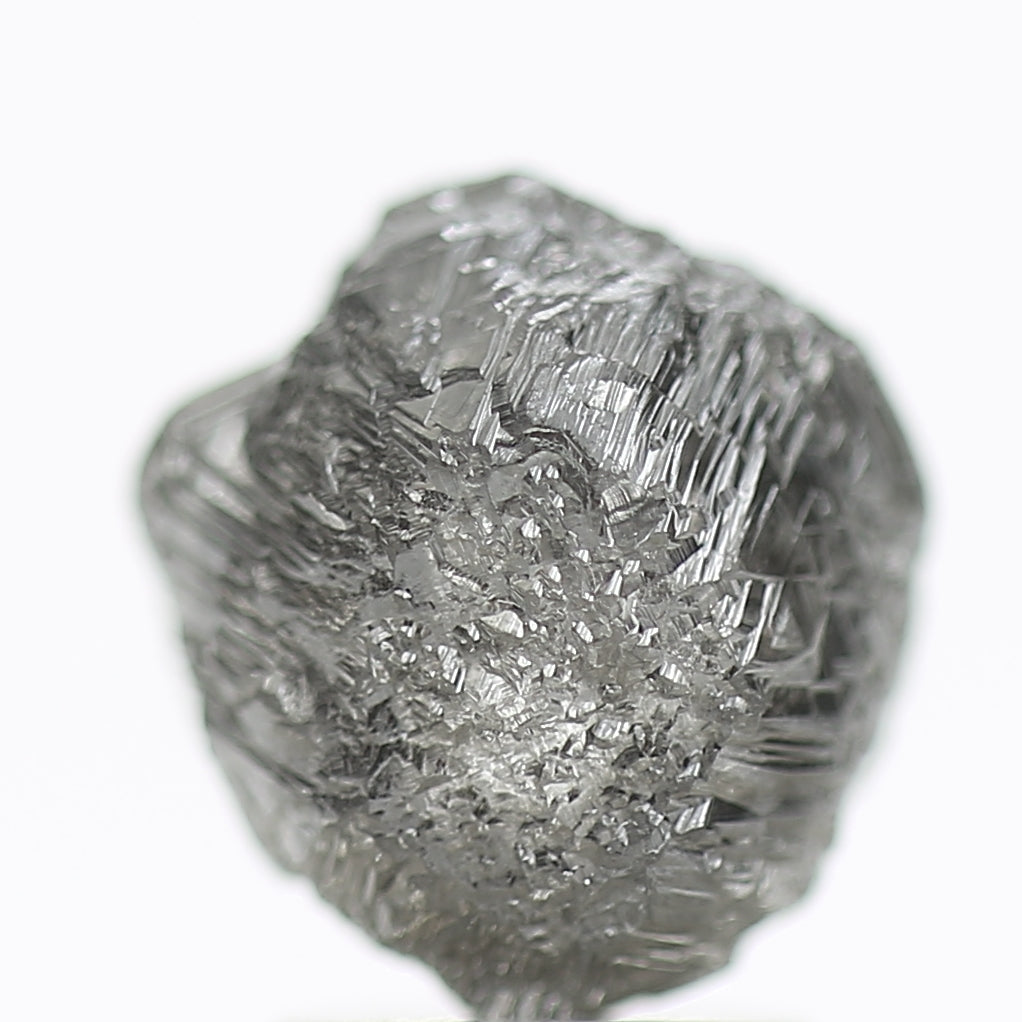 3.58 Carat Gray Natural Raw Uncut Rough Diamond