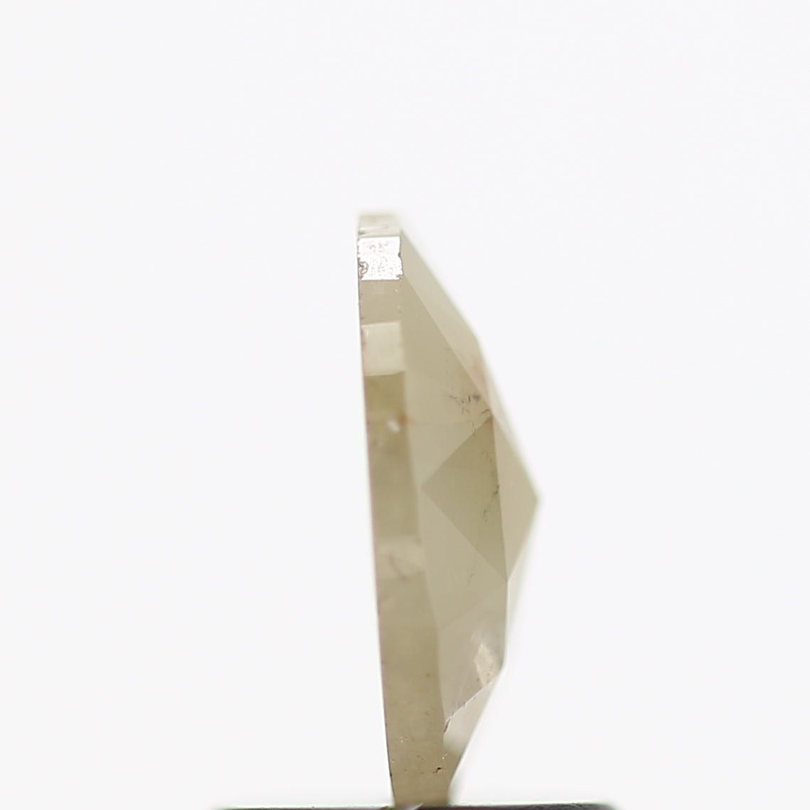 0.87 Carat Natural Oval Cut Salt and Pepper Diamond 8.1 MM