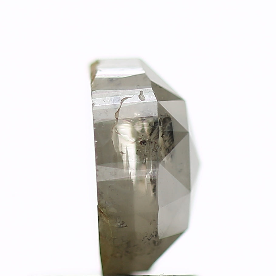 1.17 Carat Natural Gray Oval Salt and Pepper Diamond 6.9 MM