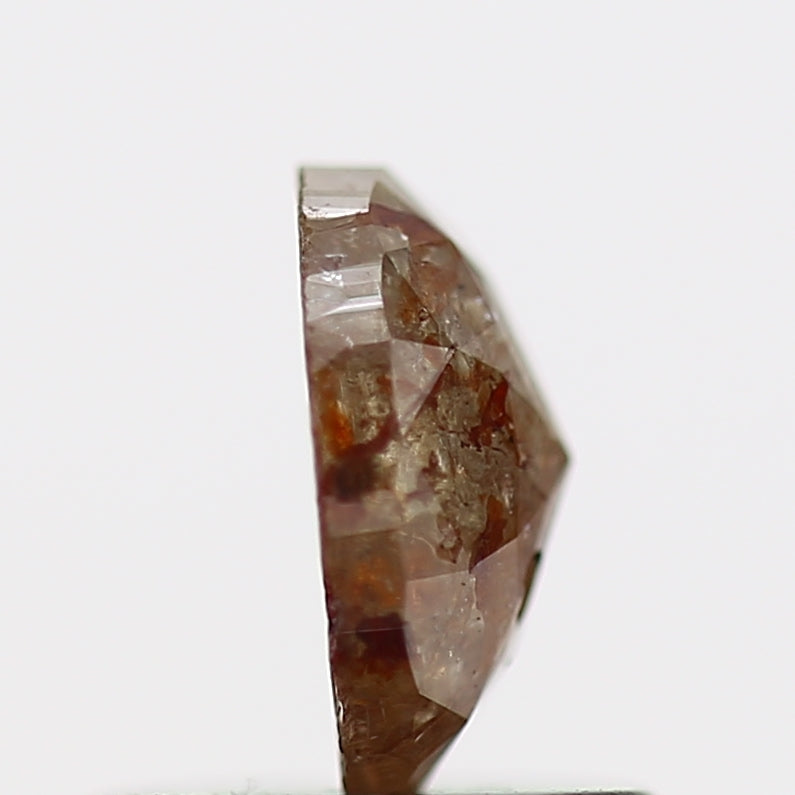 0.55 Carat Natural Oval Salt and Pepper Diamond 6.1 MM