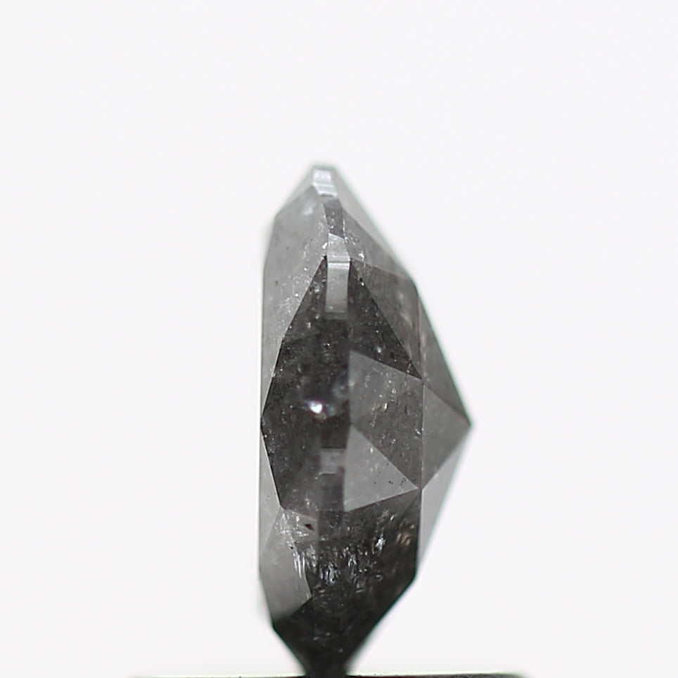 0.87 Carat Gray Oval Brilliant Cut Natural Diamond 7.10 MM