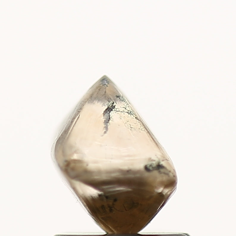 1.28 Carat Natural Brown Octahedron Raw Diamond 5.9 MM