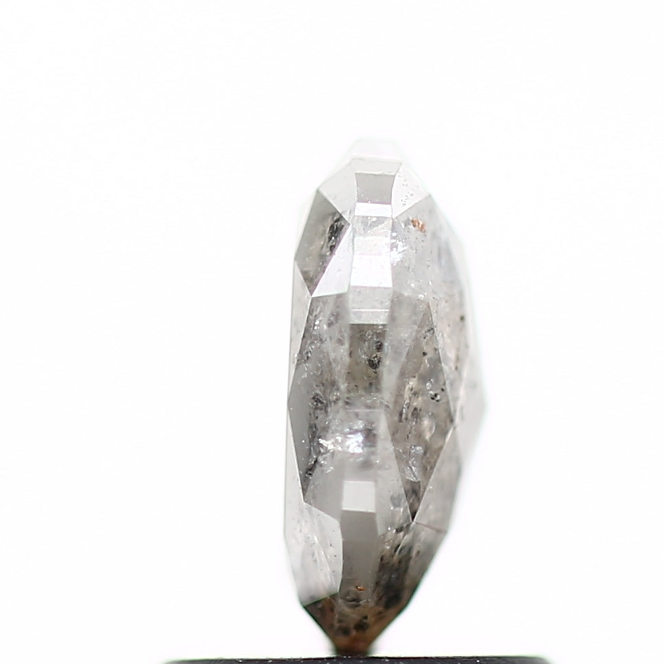 1.08 Carat Oval Shaped Diamond For Engagement Rings Salt And Pepper