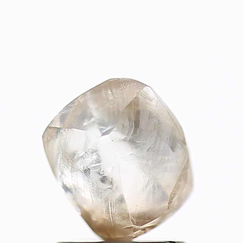 1.34 Carat Natural Fancy Champagne Rough Diamond 6.62 MM