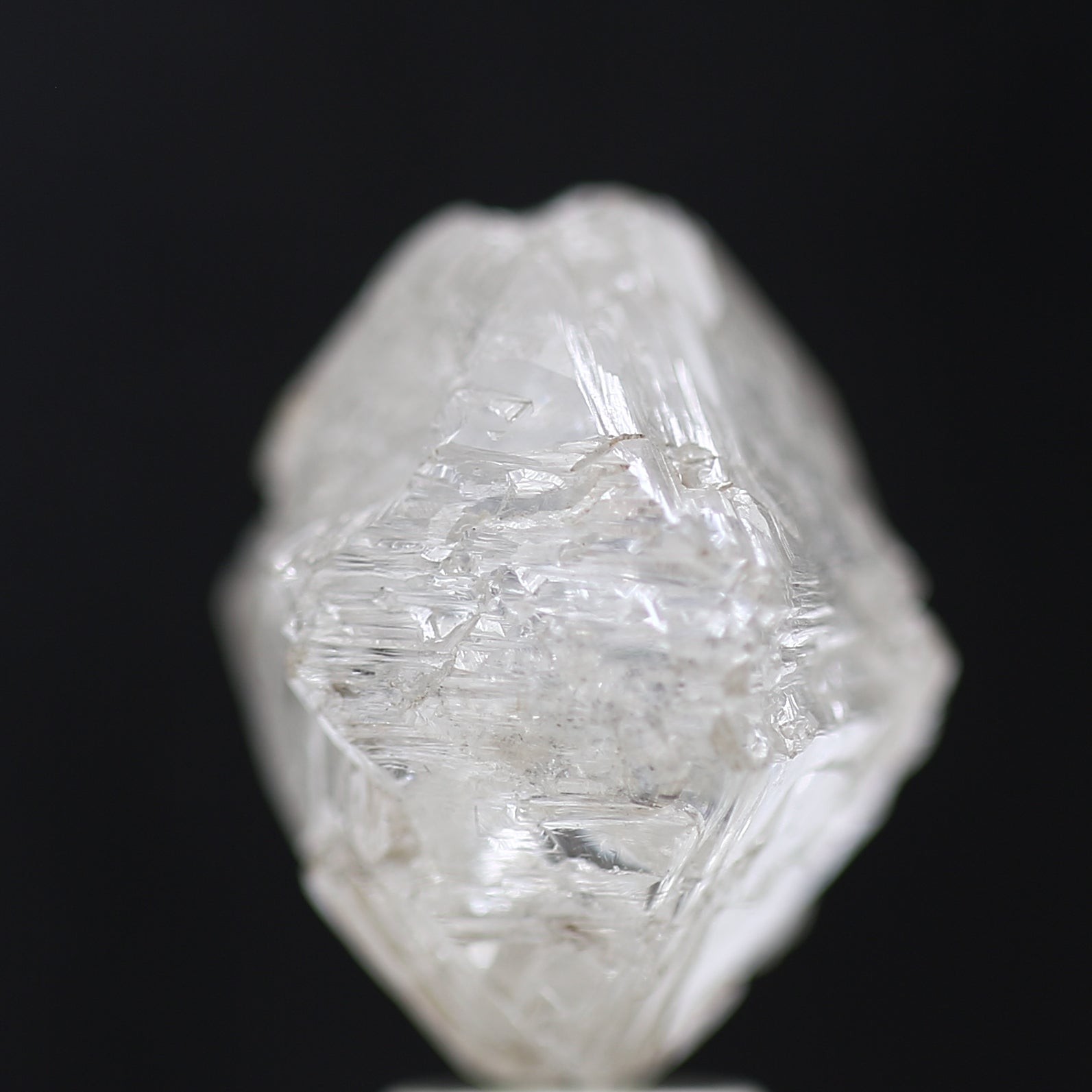 11 Carat Natural White Rough Diamond Octahedron Shape 11 MM