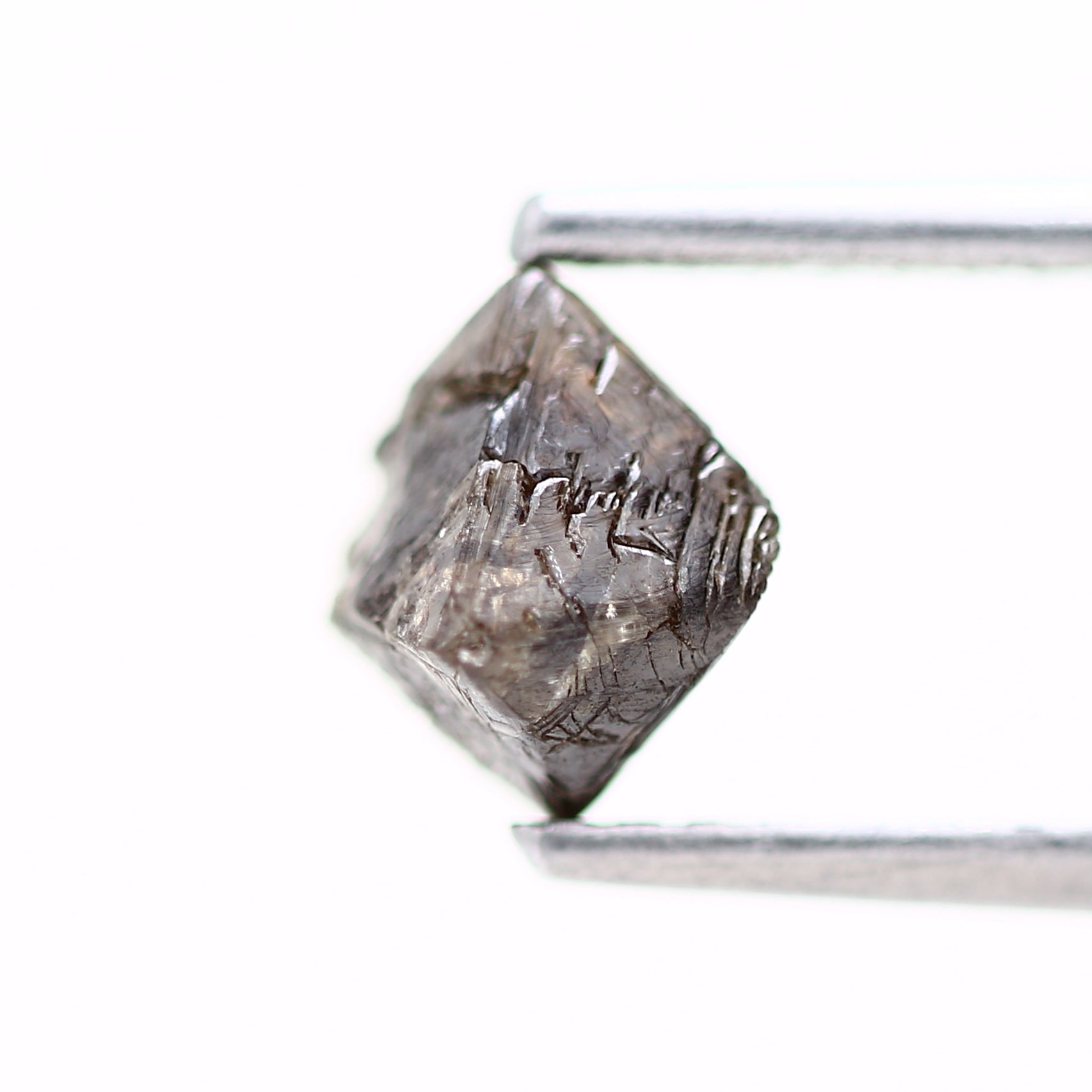 1.04 Carat Brown Octahedron Raw Natural Rough Diamond 6.4 MM - Blackdiamond
