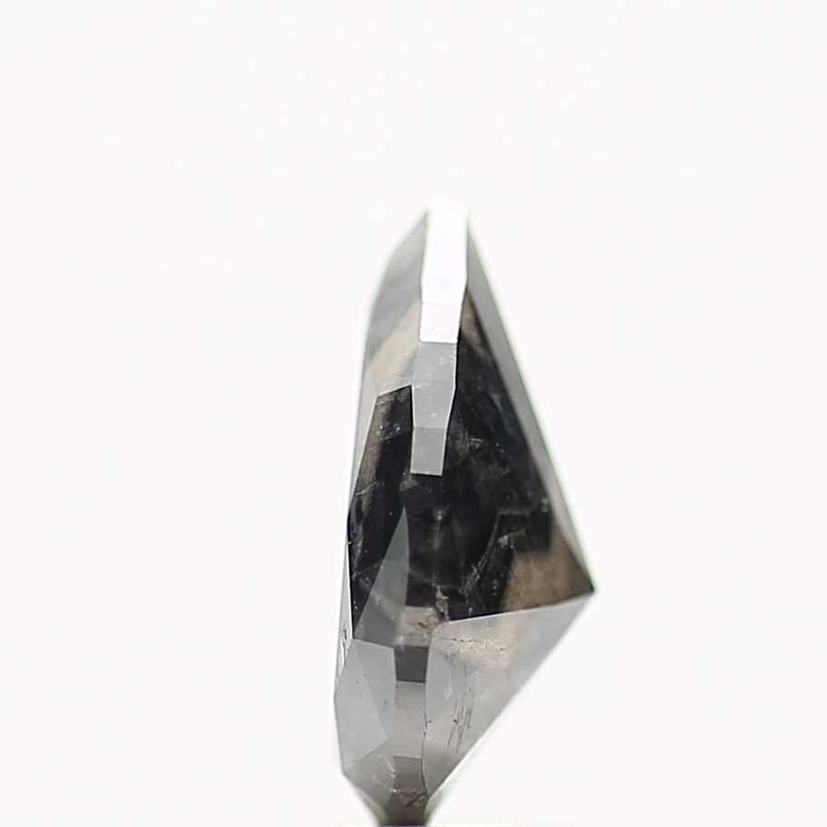 1.69 Carat Gray Natural Brilliant Pear Cut Diamond For Ring