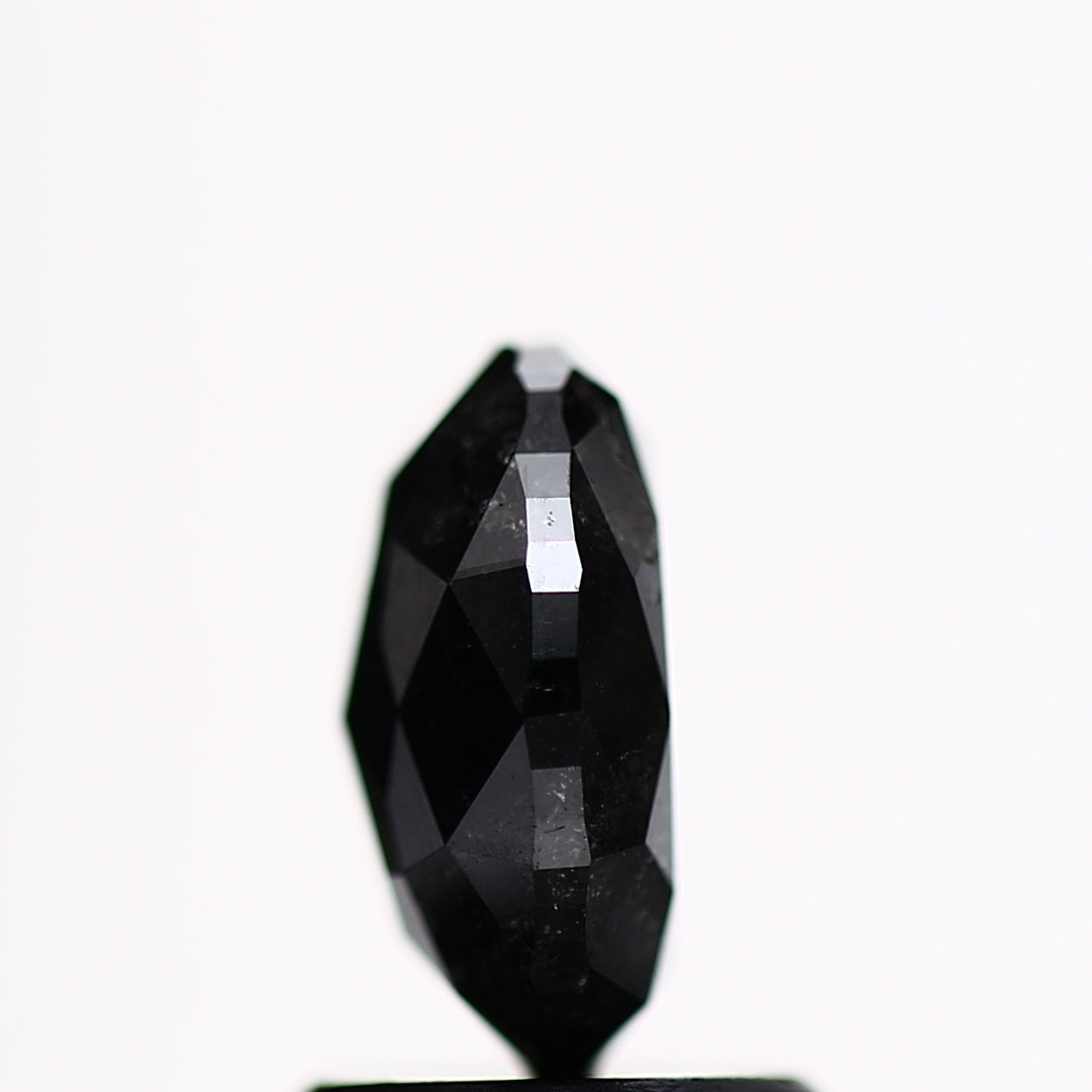 1.69 Carat Oval Cut Loose Diamond Salt And Pepper 8.10 MM