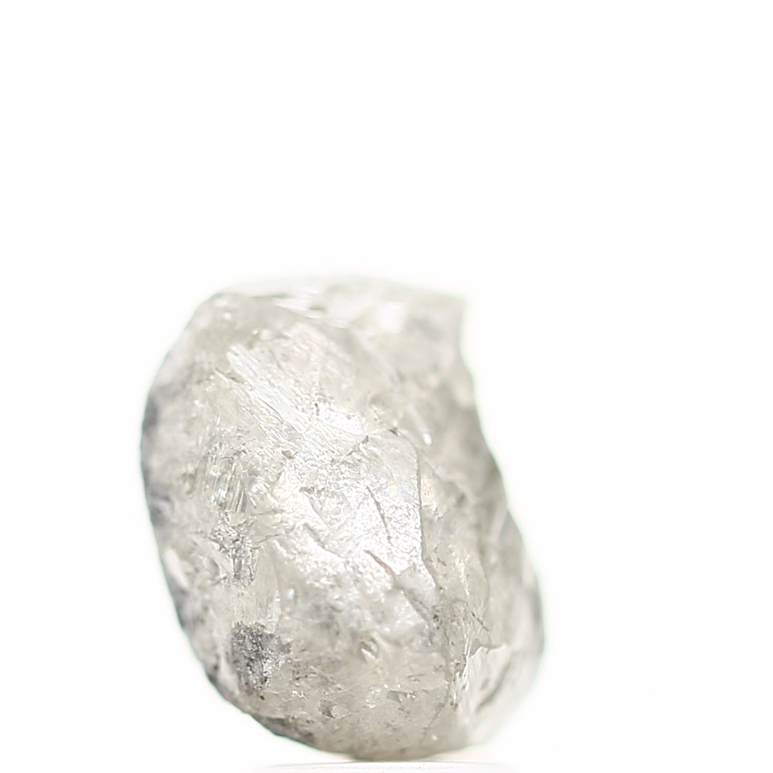 6.43 Carat Natural White Crystal Raw Rough Diamond 11.01 MM - Blackdiamond