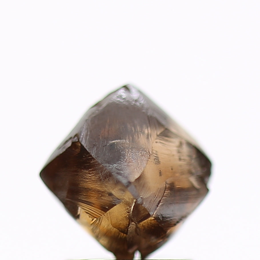 2.32 Carat Natural Fancy Cognac Brown Rough Diamond 6.63 MM