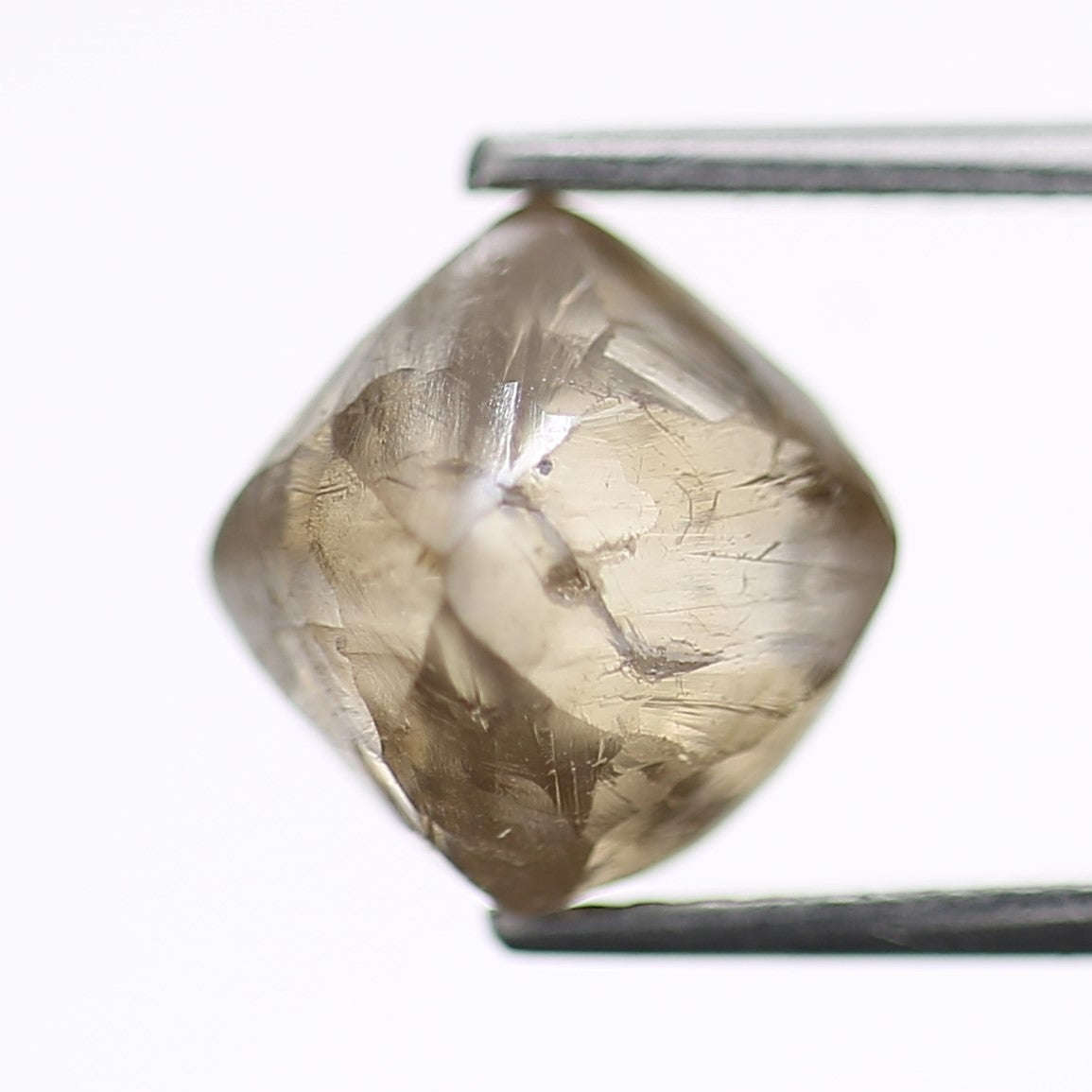 4.26 Carat Natural Fancy Champagne Brown Rough Diamond 9 MM