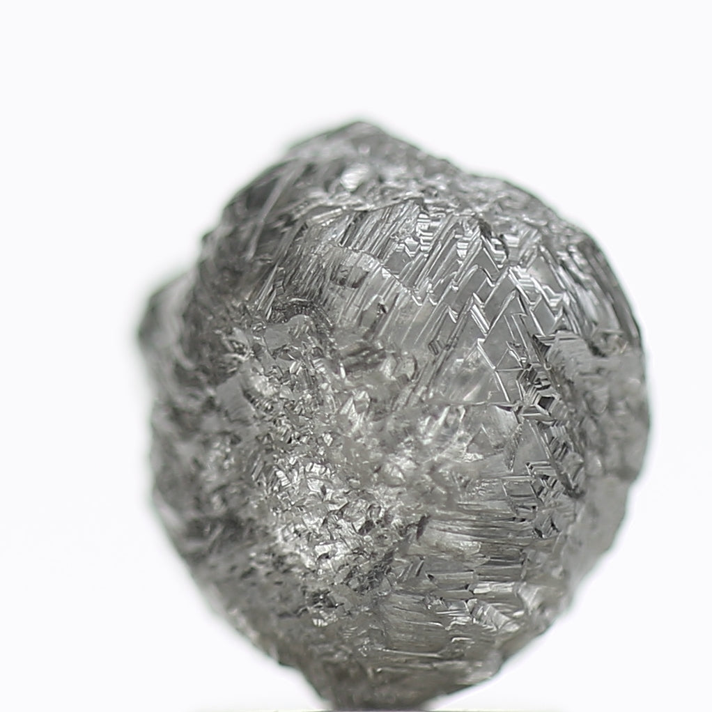 3.58 Carat Gray Natural Raw Uncut Rough Diamond