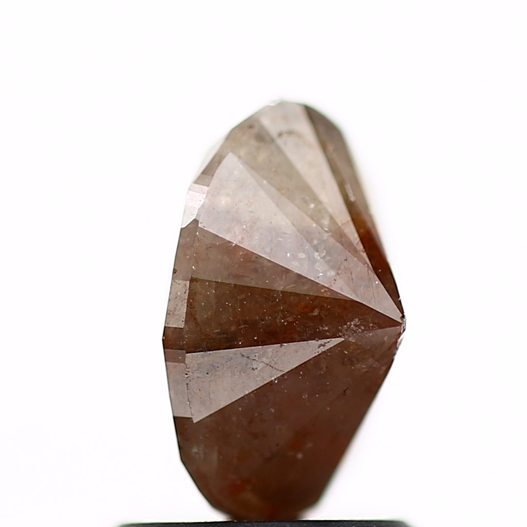 1.30 Carat Design Oval Salt Pepper Diamond Ring 7.93 MM