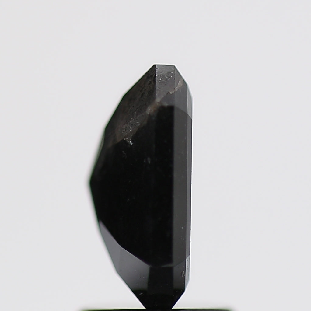 2.58 Carat Fancy Black Emerald Diamond GIA Certified