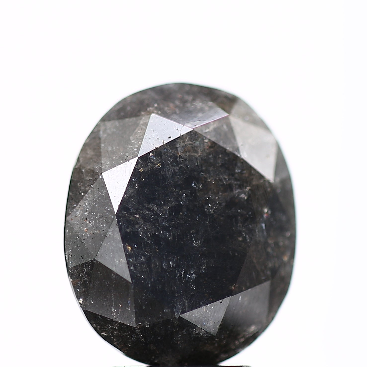 Black Loose Diamond For 2.5 ct Oval Diamond Ring 11 MM