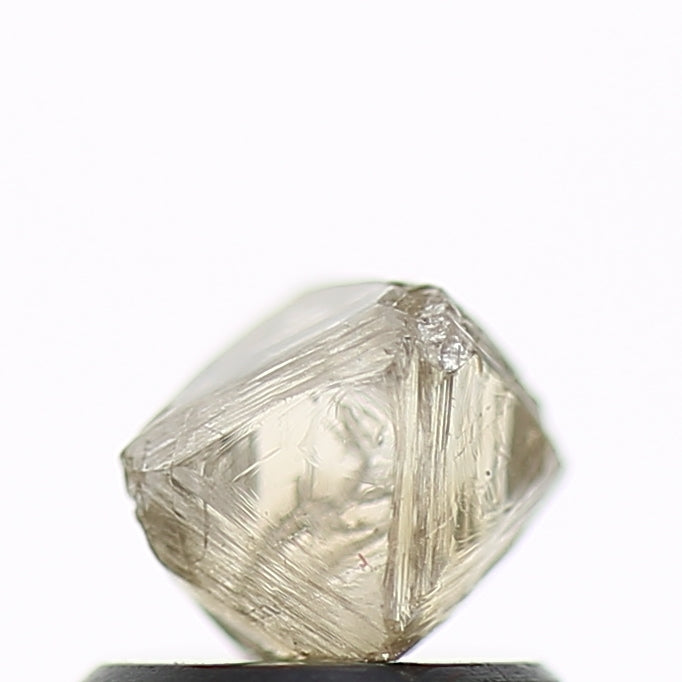 0.98 Carat Natural Octahedron Brown Uncut Loose Diamond 4.7 MM