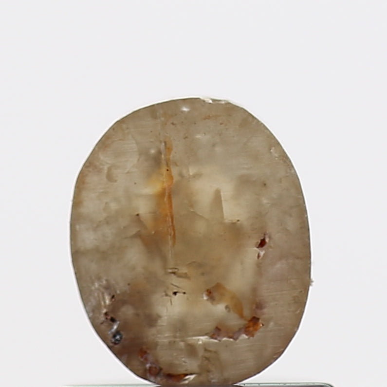 0.41 Carat Oval Cut Natural Brown Loose Diamond 5.7 MM