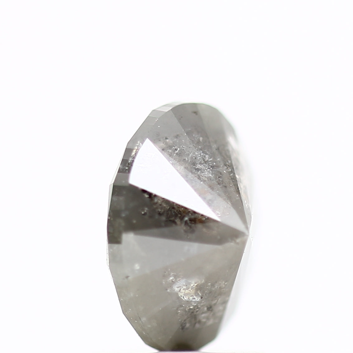 1.50 Carat Oval Shape Diamond For Gray Salt and Pepper Ring 7.95 MM