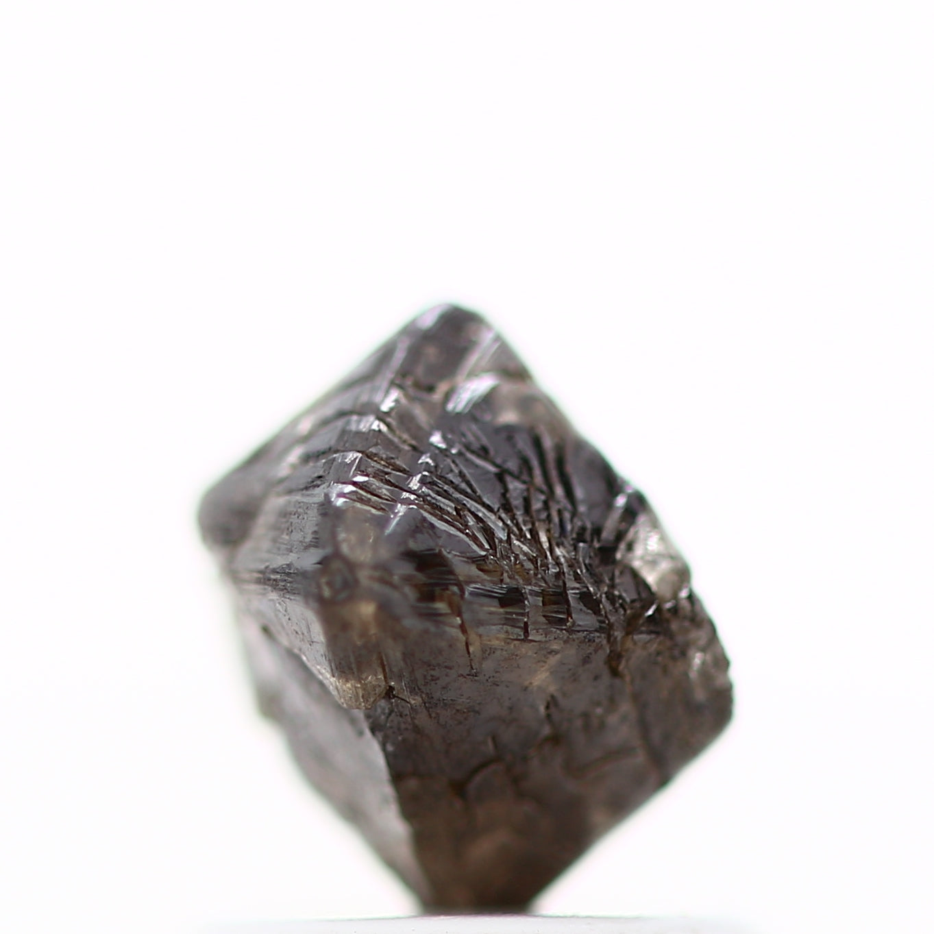1.04 Carat Brown Octahedron Raw Natural Rough Diamond 6.4 MM - Blackdiamond