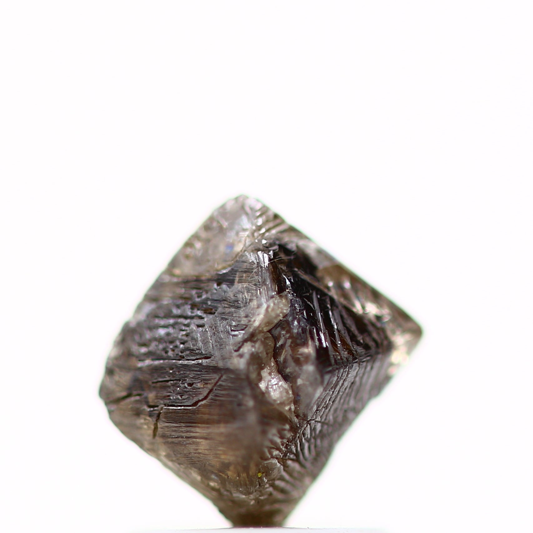 1.52 Carat Stunning Rough Diamond Octahedron 7.30 MM - Blackdiamond