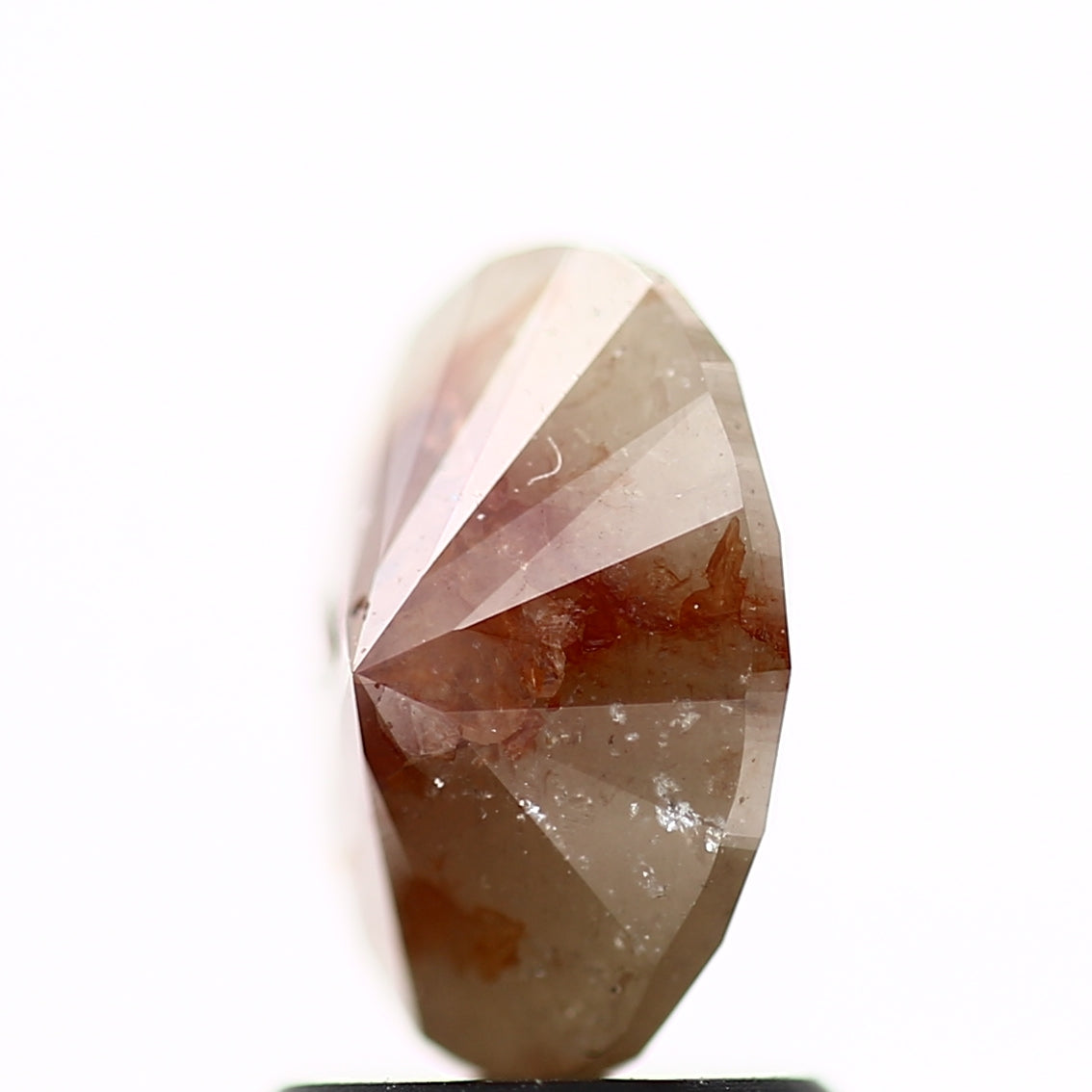 1.49 Carat Orange Brown Oval Shape Loose Diamond 8.35 MM