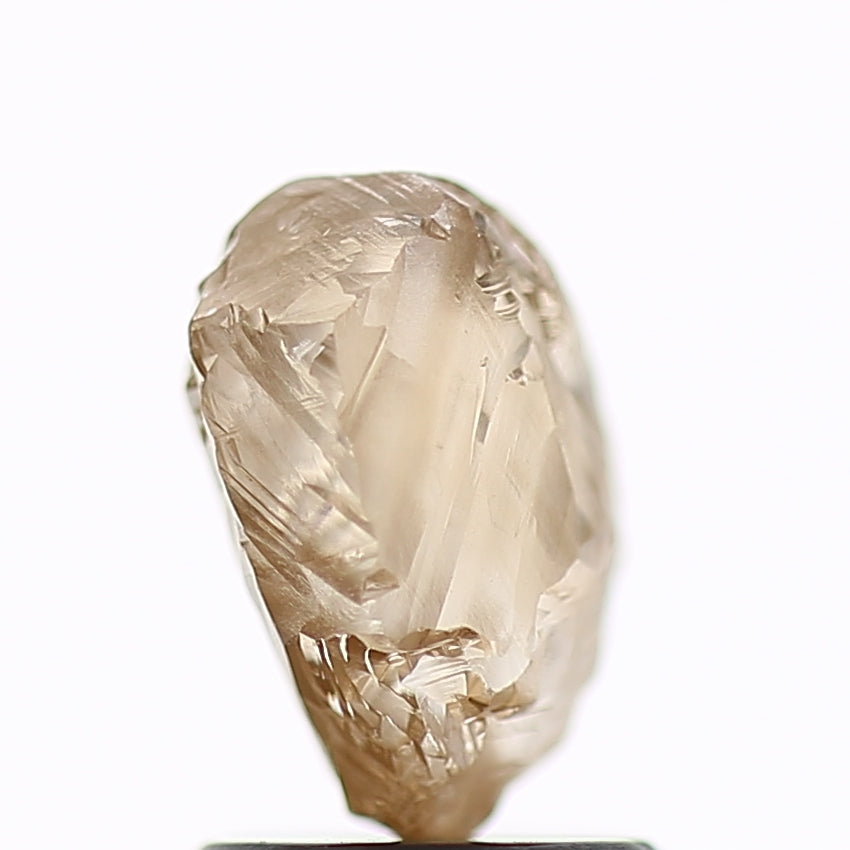 1.89 Carat Natural Fancy Champagne Brown Rough Diamond 8.3 MM